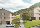 Neue Passivhaus-Wohnanlage in der Gemeinde Hittisau